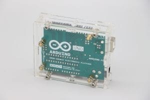 Boîtier translucide pour Arduino Uno R3