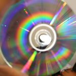 CD vierge pour expérience optique