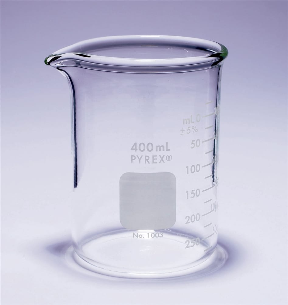 Bécher Pyrex Forme Basse en verre à Usage Intensif