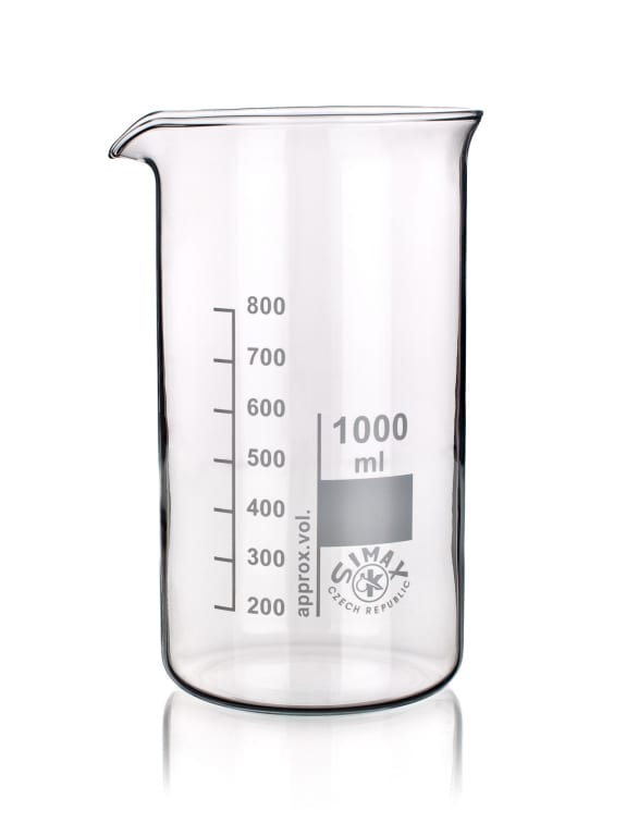 Bécher en verre gradué 800 ml - Lapeyre optique