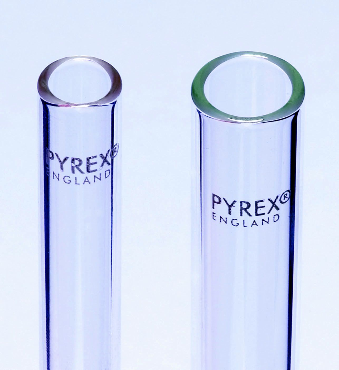 Tubes à essai, bord droit, verre PYREX® - Materiel pour Laboratoire