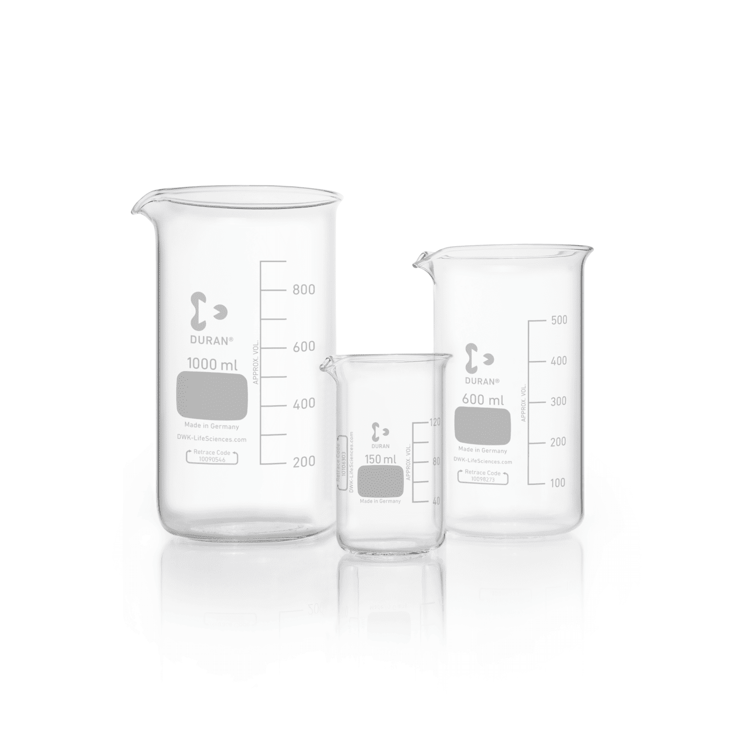 Bécher en verre gradué 800 ml - Lapeyre optique